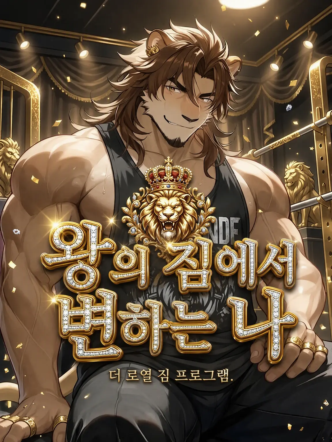 MaleBeastCorp의 사자의 옥좌와 붙잡힌 새끼 사자