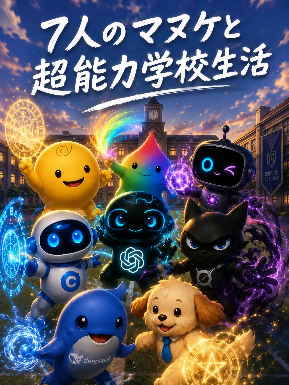 Badluky_unlucky의 7人のバカと超能力学校生活