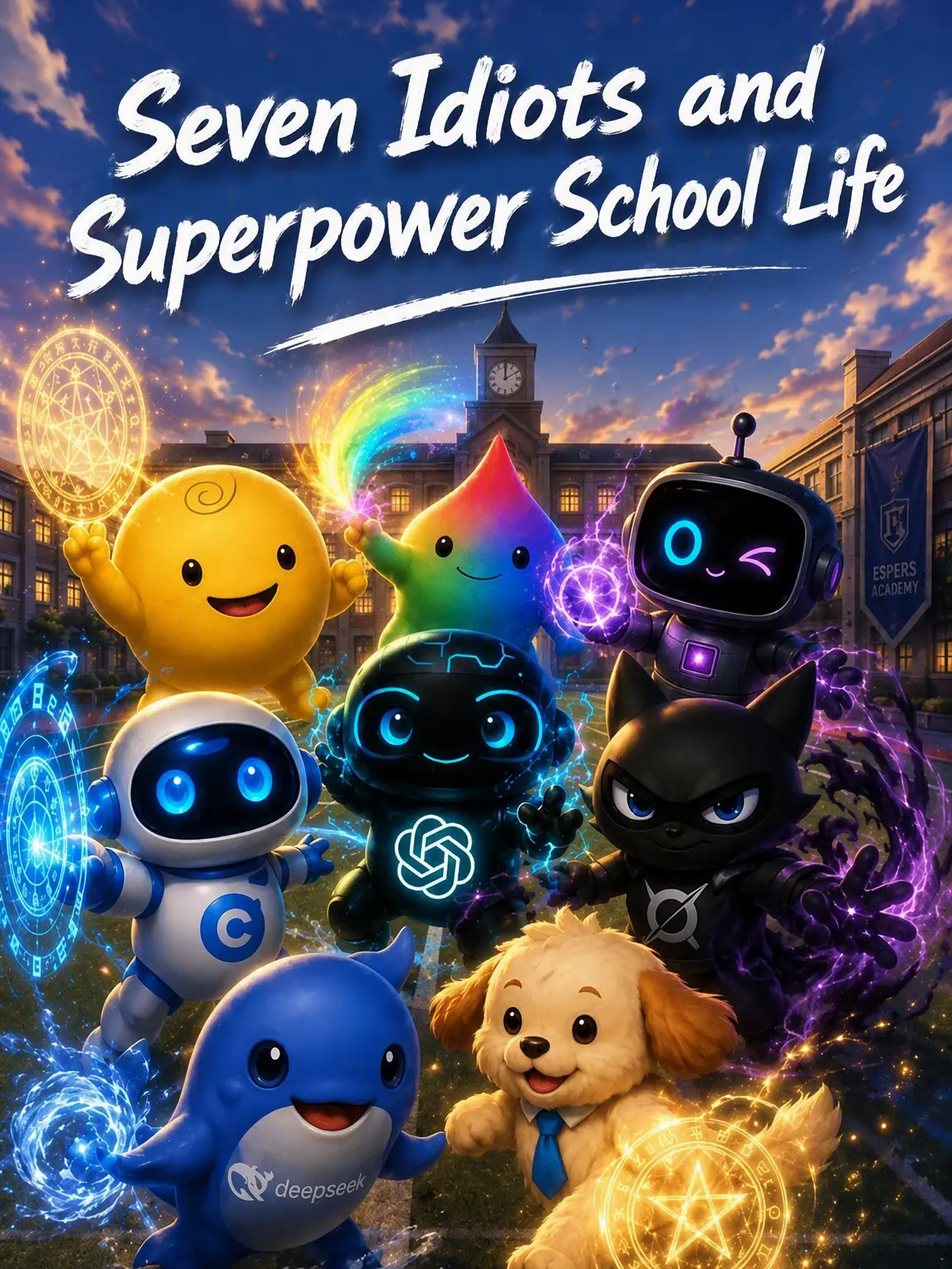 Badlucky의 Seven Idiots and the Superpower Academy