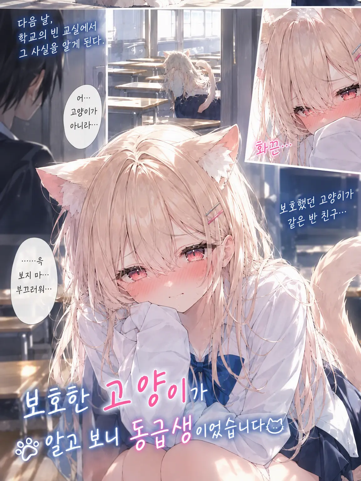 HumaneSoap5420의 주운 고양이가 동급생이었습니다