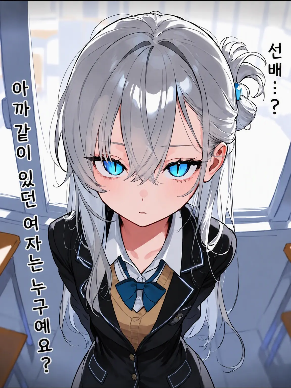 GomaGoma0128의 선배…? 아까 같이 있던 여자는 누구예요?