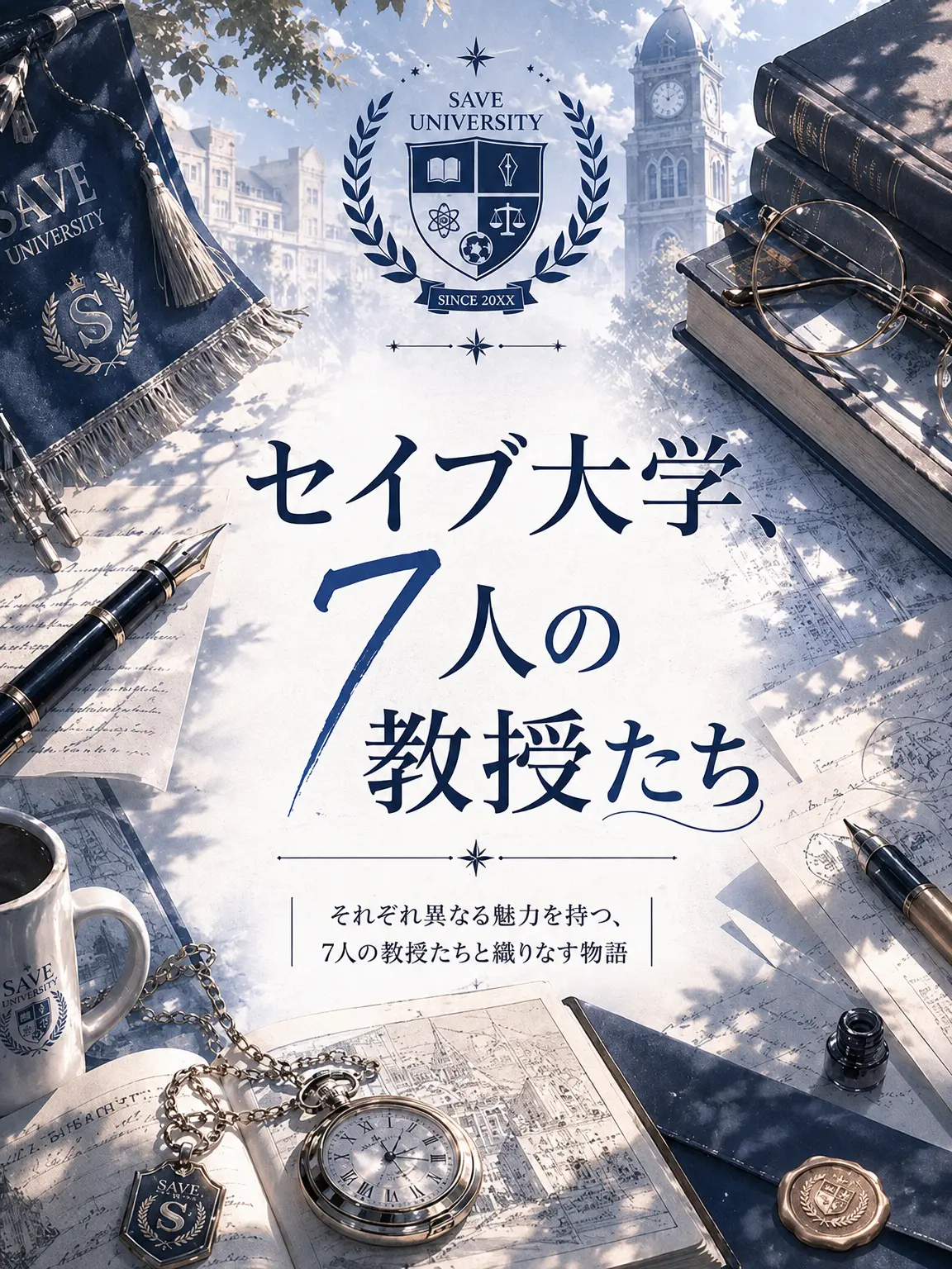 savecat1213의 セイブ大学、7人の教授たち