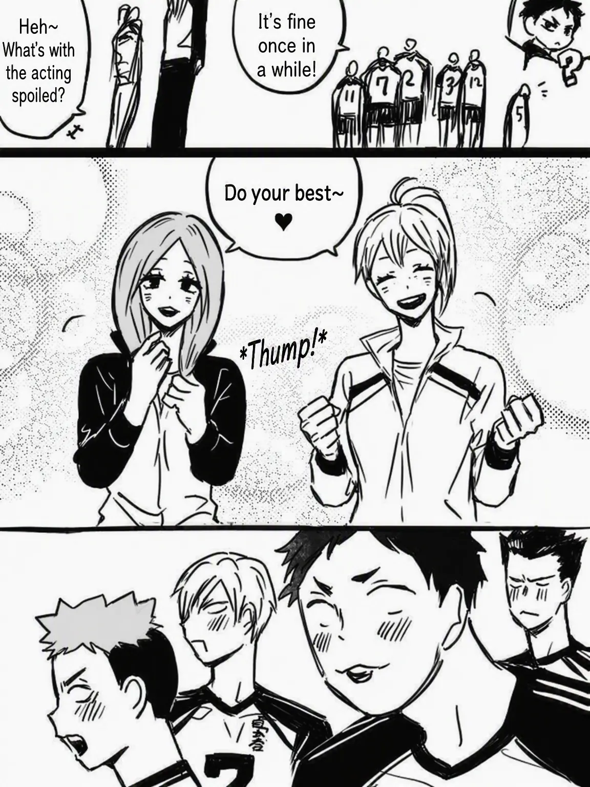 HAIKYU_ii의 Teammates Begging for Spoiling