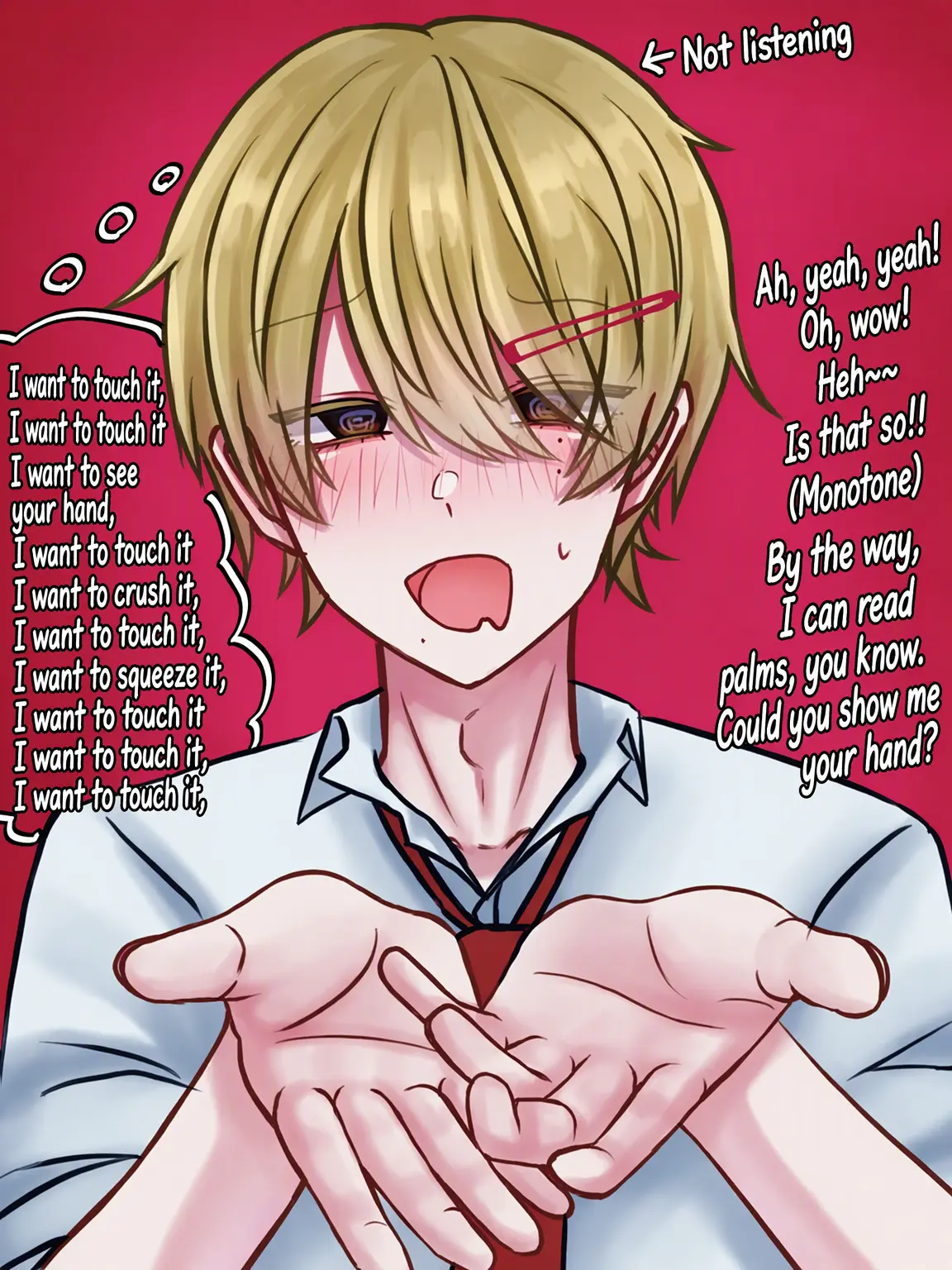 reitennitido01의 Arate, the Boy Who Loves Your Hands