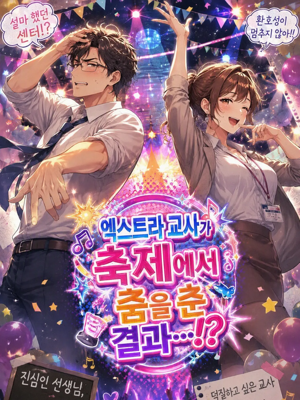 CattyTulip0595의 엑스트라 교사가 축제에서 춤을 춘 결과…?!