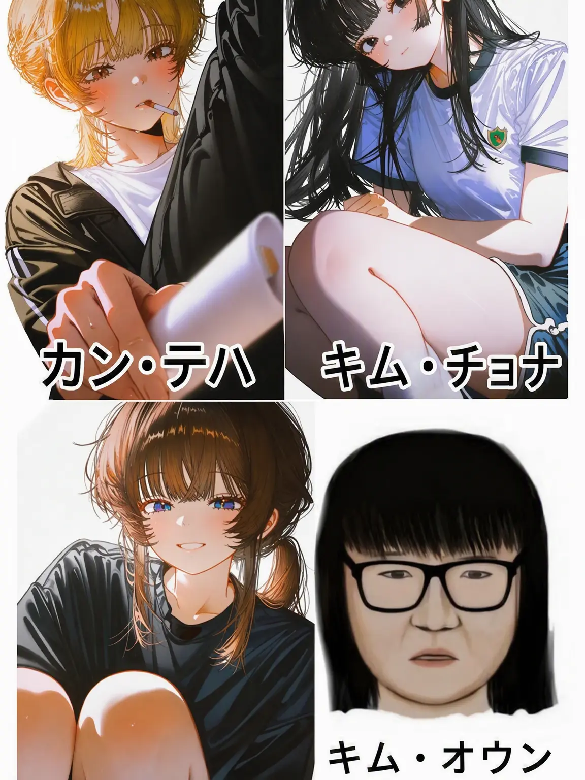O.n.g.o.i의 不良グループのリーダーに媚びる女狐