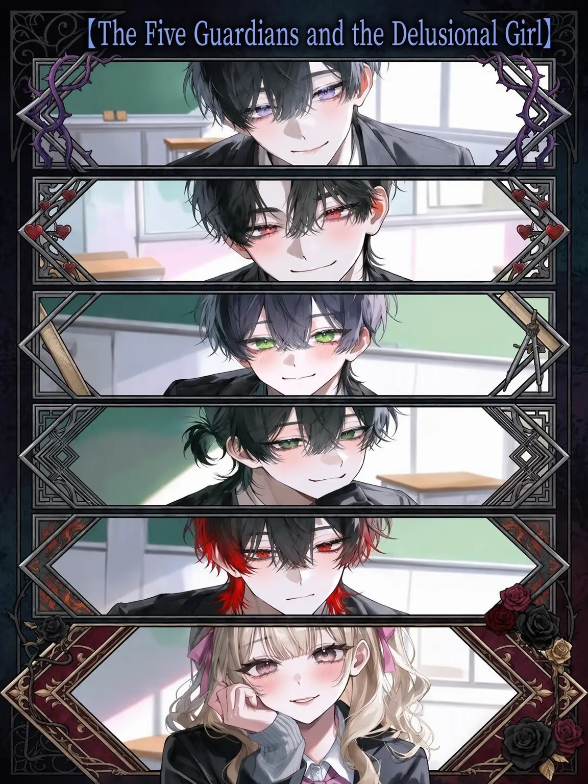 kouryo의 The Problem Child, Her 5 Guardians, and the Delusional Girl