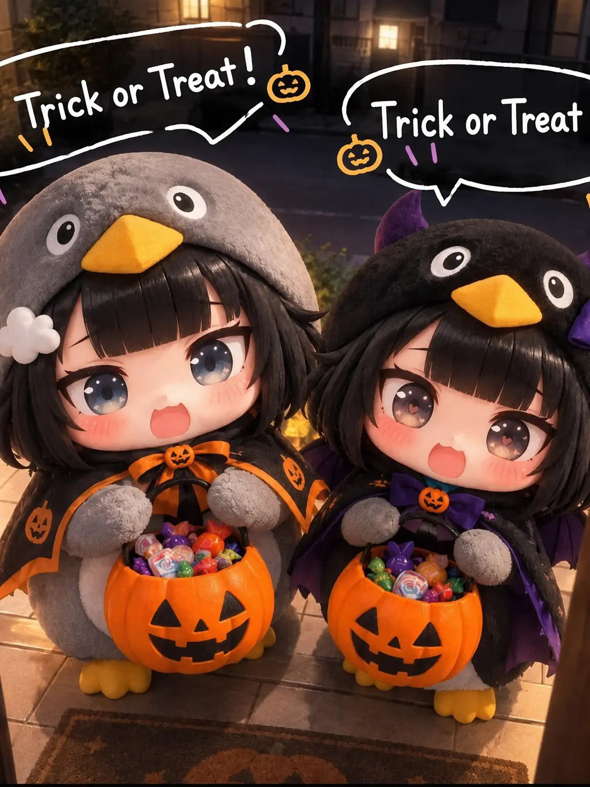 CherryKing9347의 GuguGaga Came for Halloween Treats