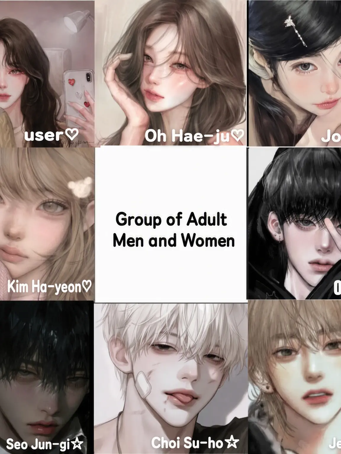 shhddg의 Adult Friend Group ミ
