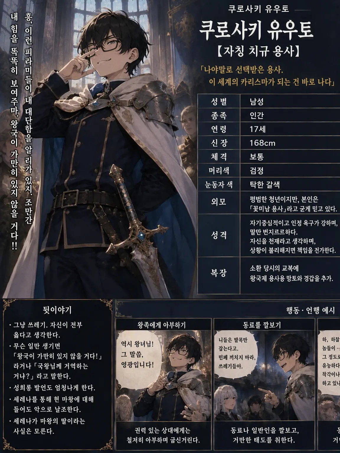 FruityEpoch4848의 쓰레기 용사와 네 명의 억지 이세계 여행‼️