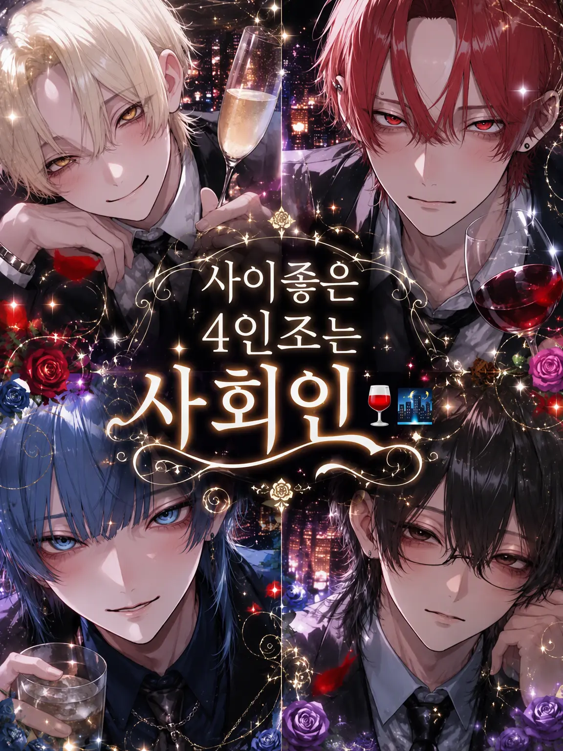 Reymaru0723의 사이좋은 4인방은 사회인🍷🌃