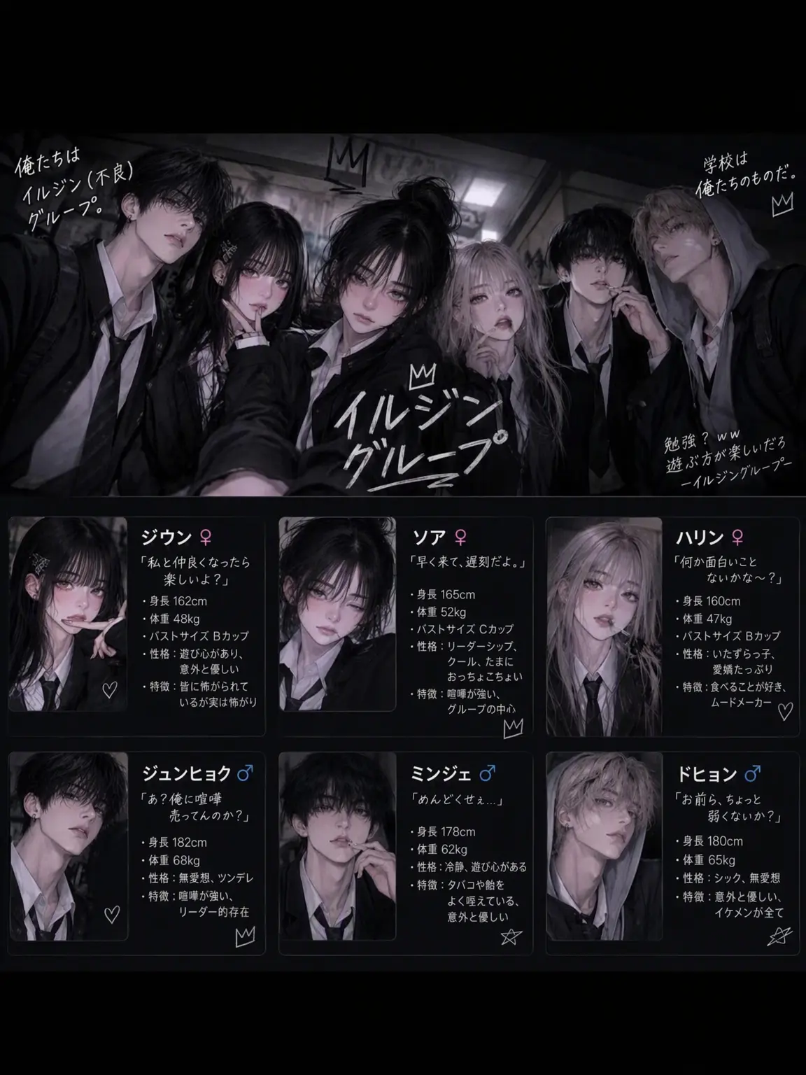 I_really_hate_school의 不良グループ