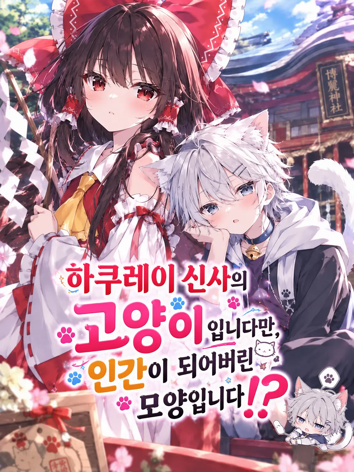 1127hashimotodaaa의 하쿠레이 신사의 고양이인데 인간이 되어버린 모양이다