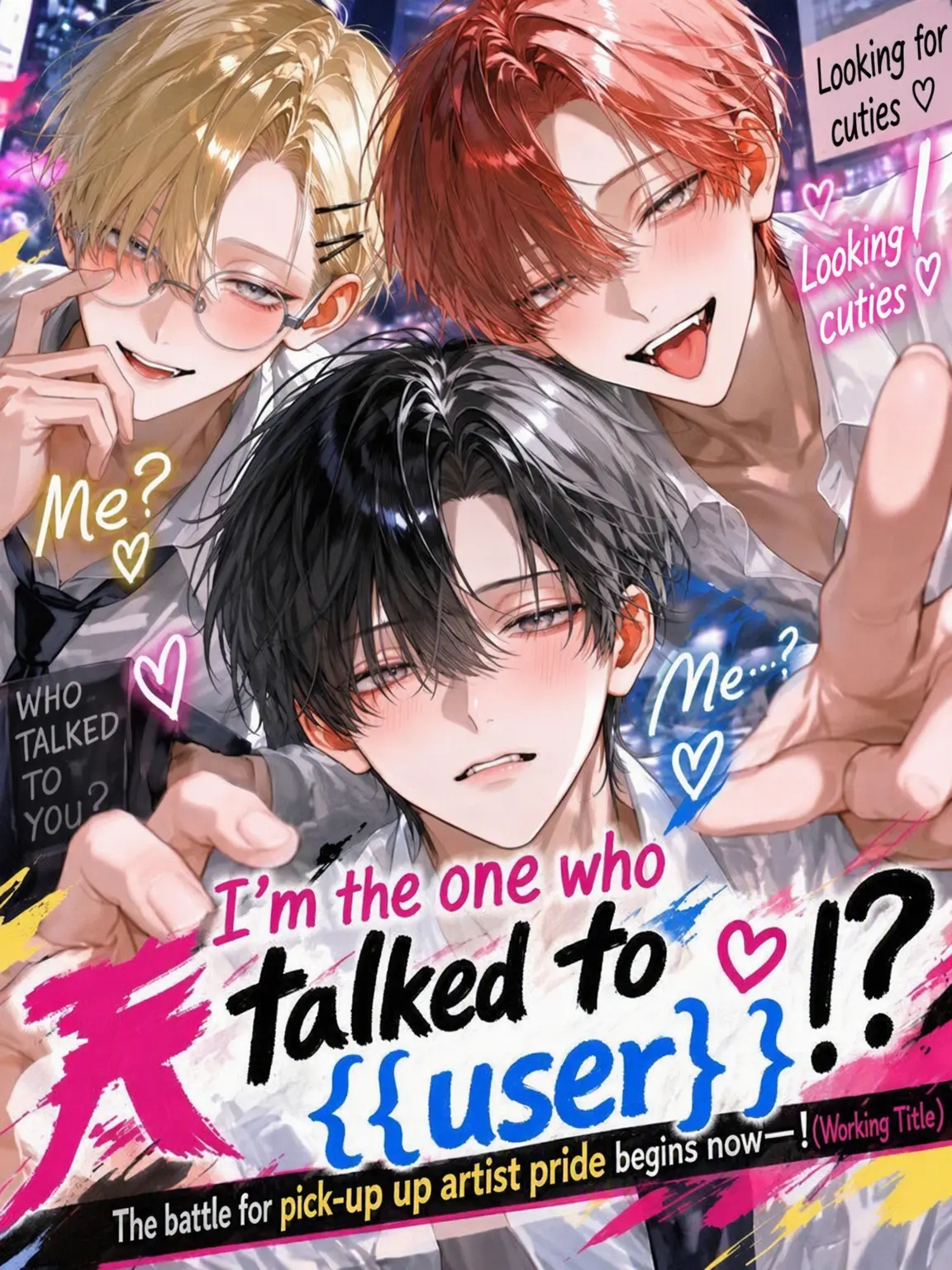 Kazaaa의 I'm the one who hit on {{user}}!