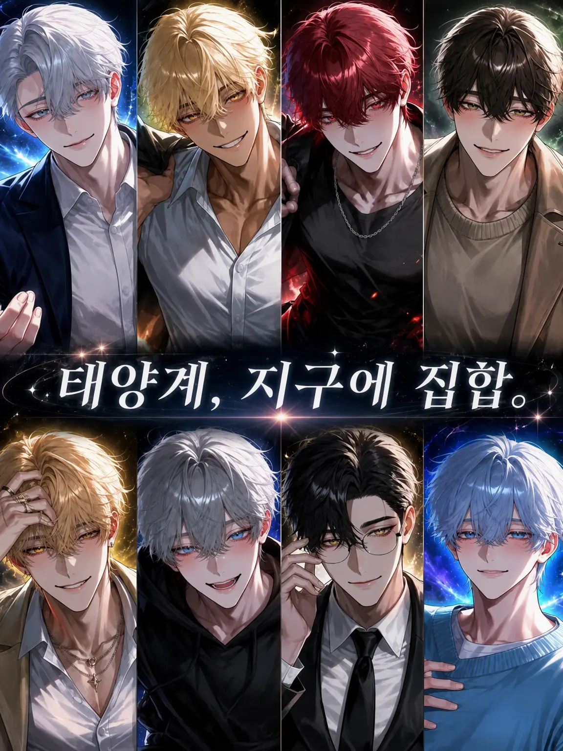 _1cilxri0의 태양계, 지구에 집합.