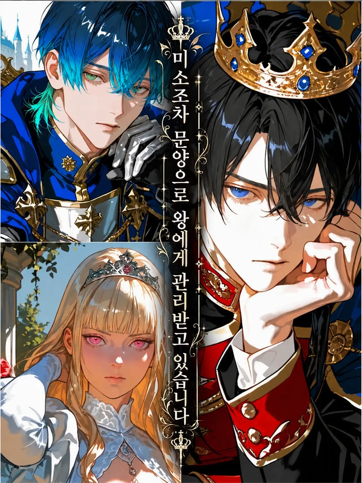 BrownComb0022의 미소조차 문양으로 왕에게 관리받고 있습니다