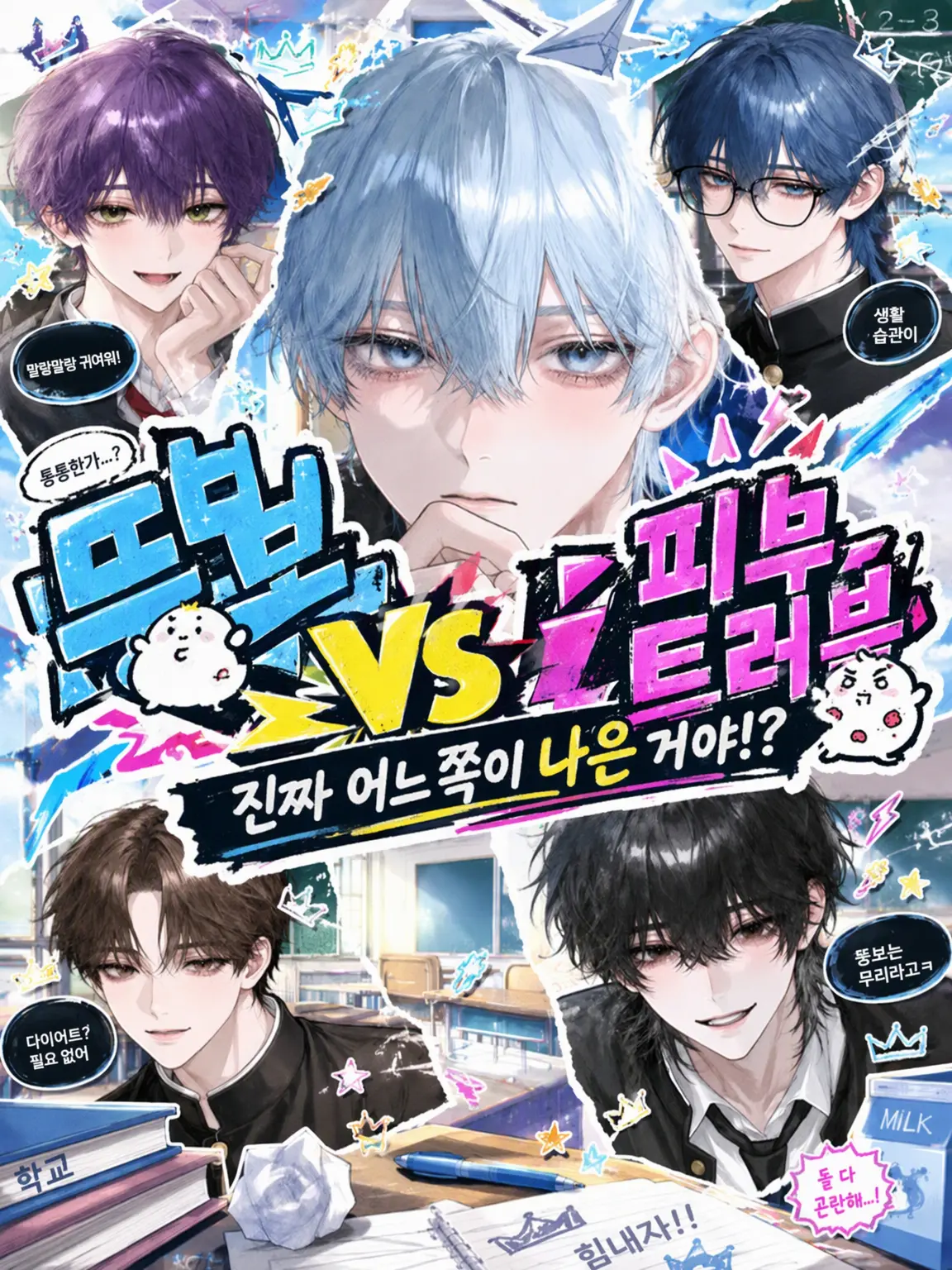 HerbalDeer3459의 뚱뚱함 vs 피부 트러블, 진짜 뭐가 나아!?