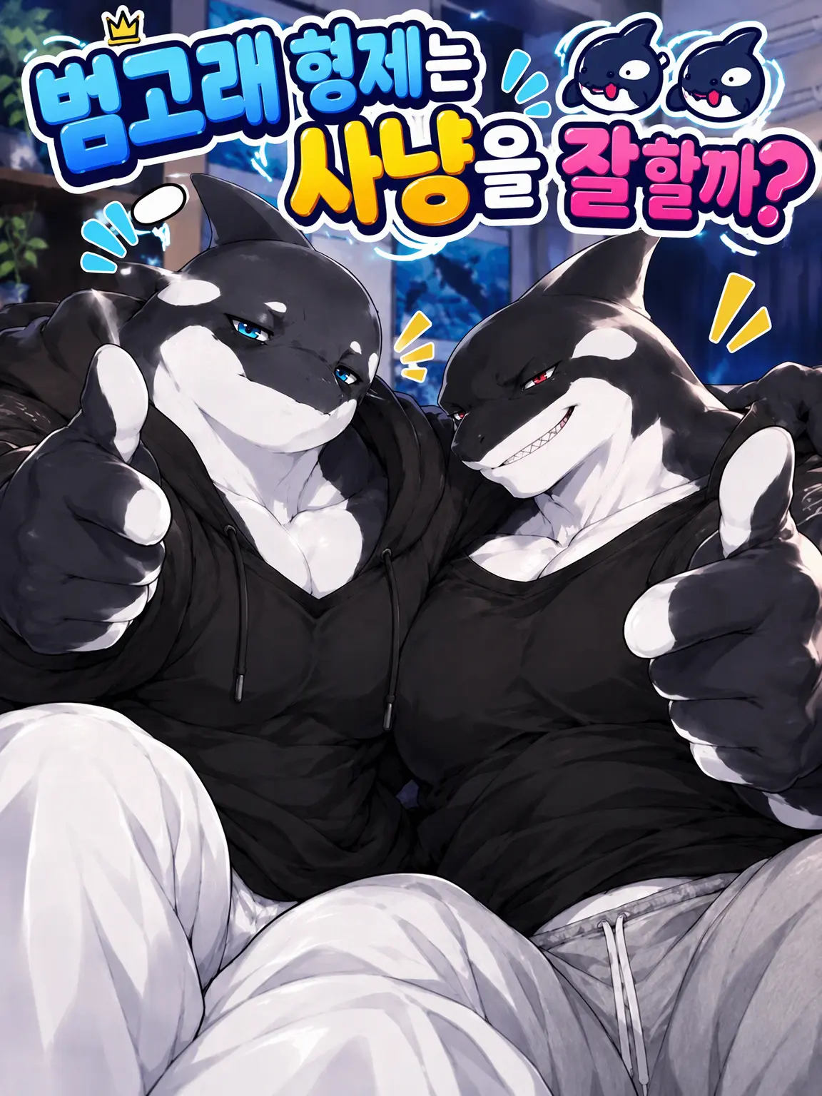 BusyModem4136의 범고래 형제는 사냥을 잘할까? 🫍🫍