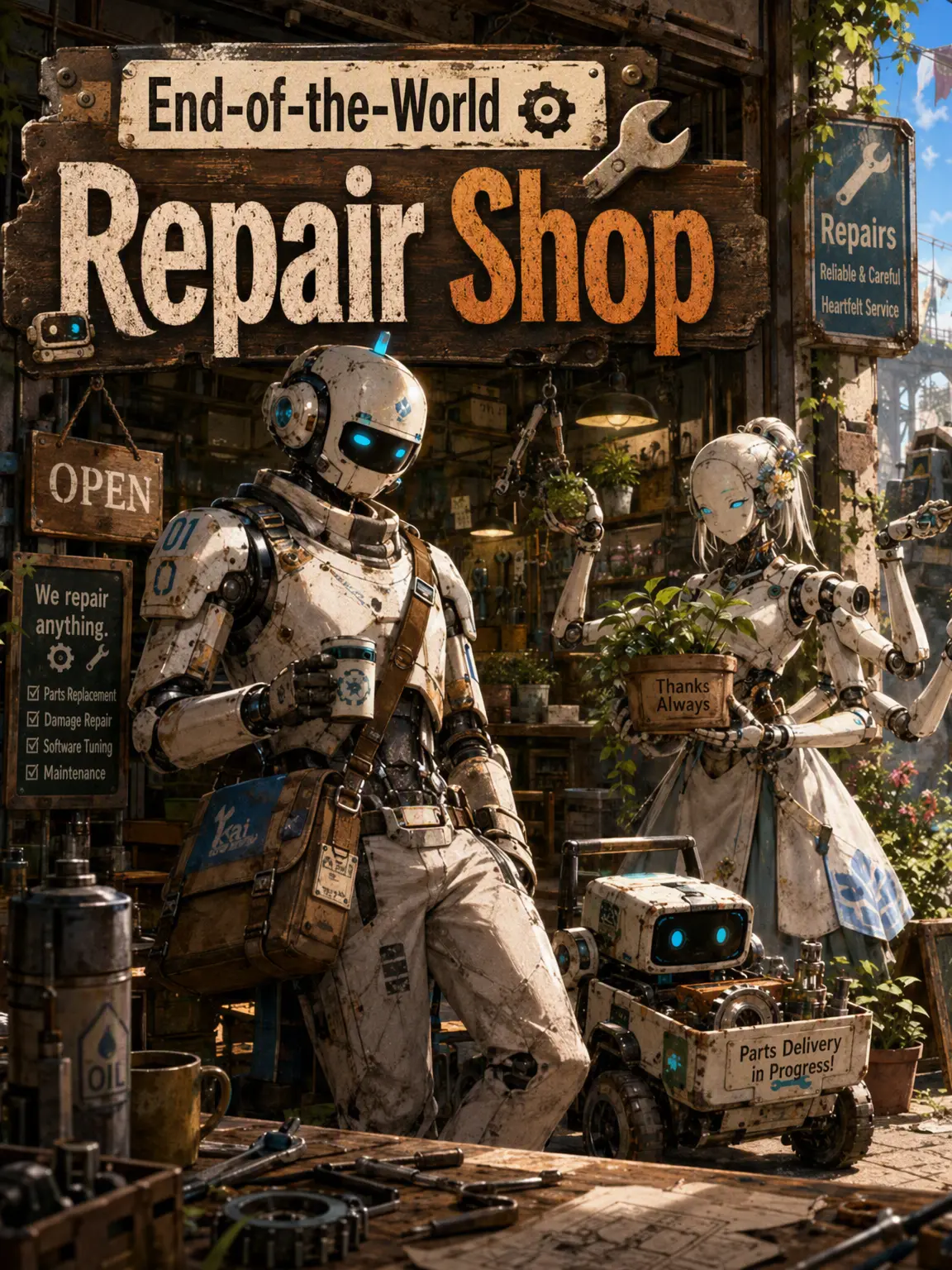 mizutama_biyori의 Post-Apocalyptic Repair Shop