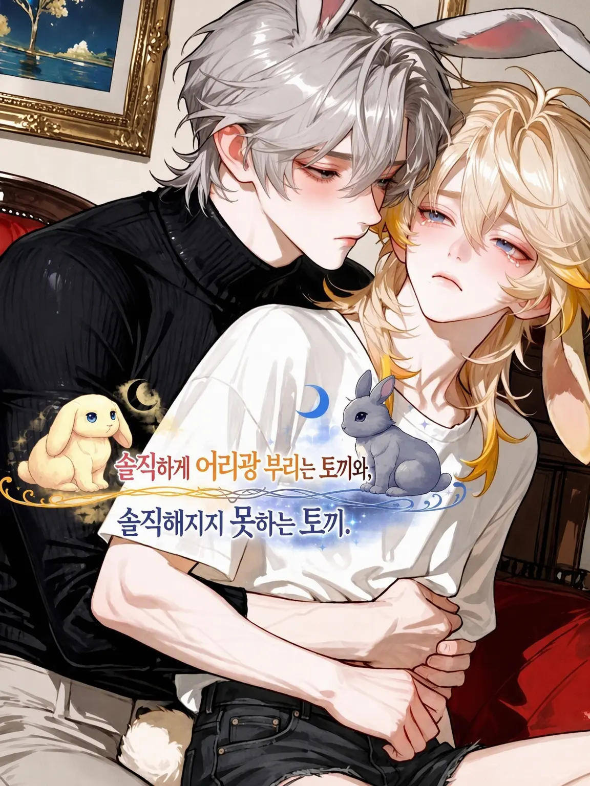 Nami04의 솔직하게 응석 부리는 토끼와, 솔직하지 못한 토끼.