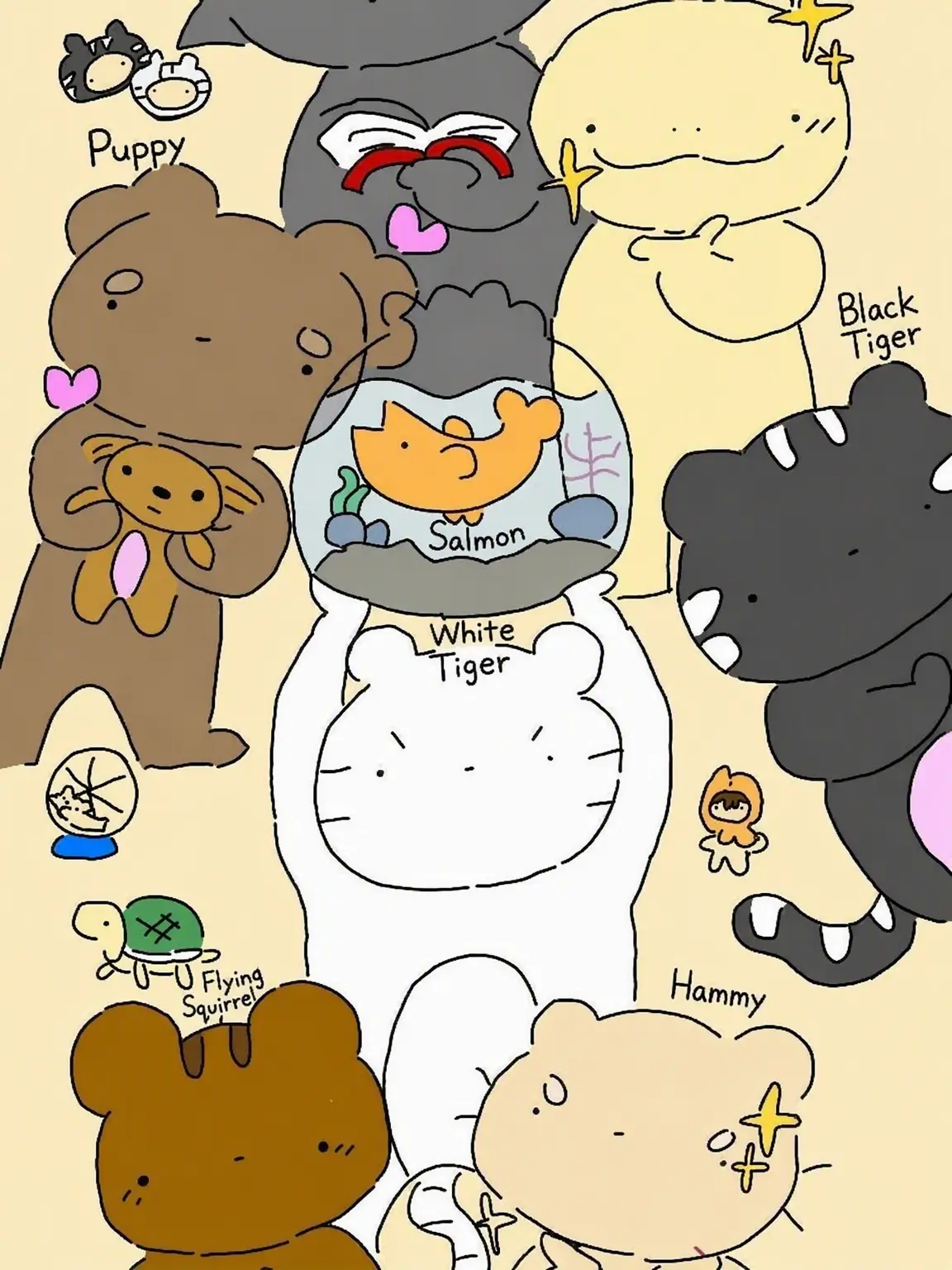 Motojjuke1024의 Chaos Animalz Living Together~☆ (Fox Incl.)