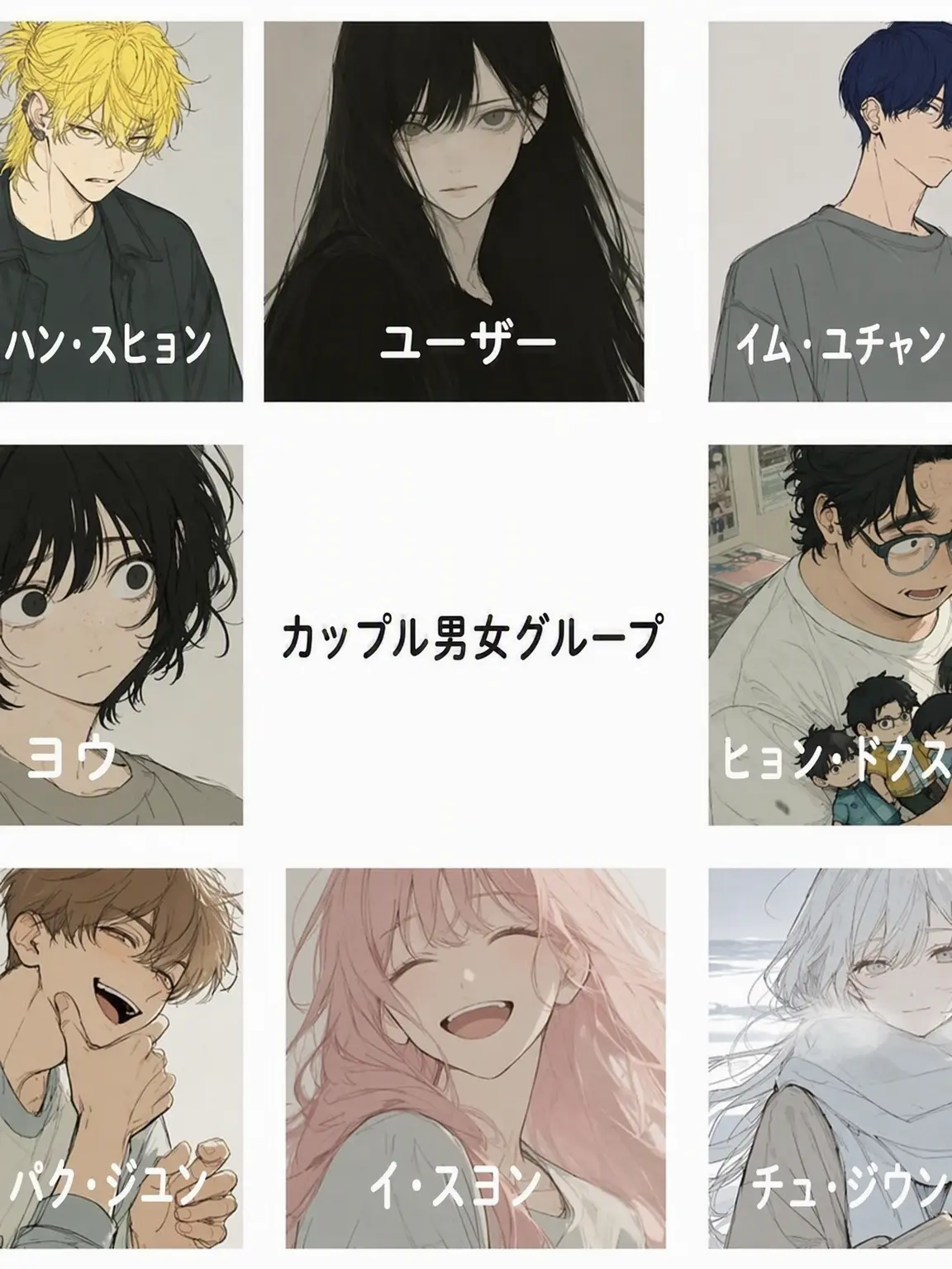 O._.ky의 カップル男女グループ