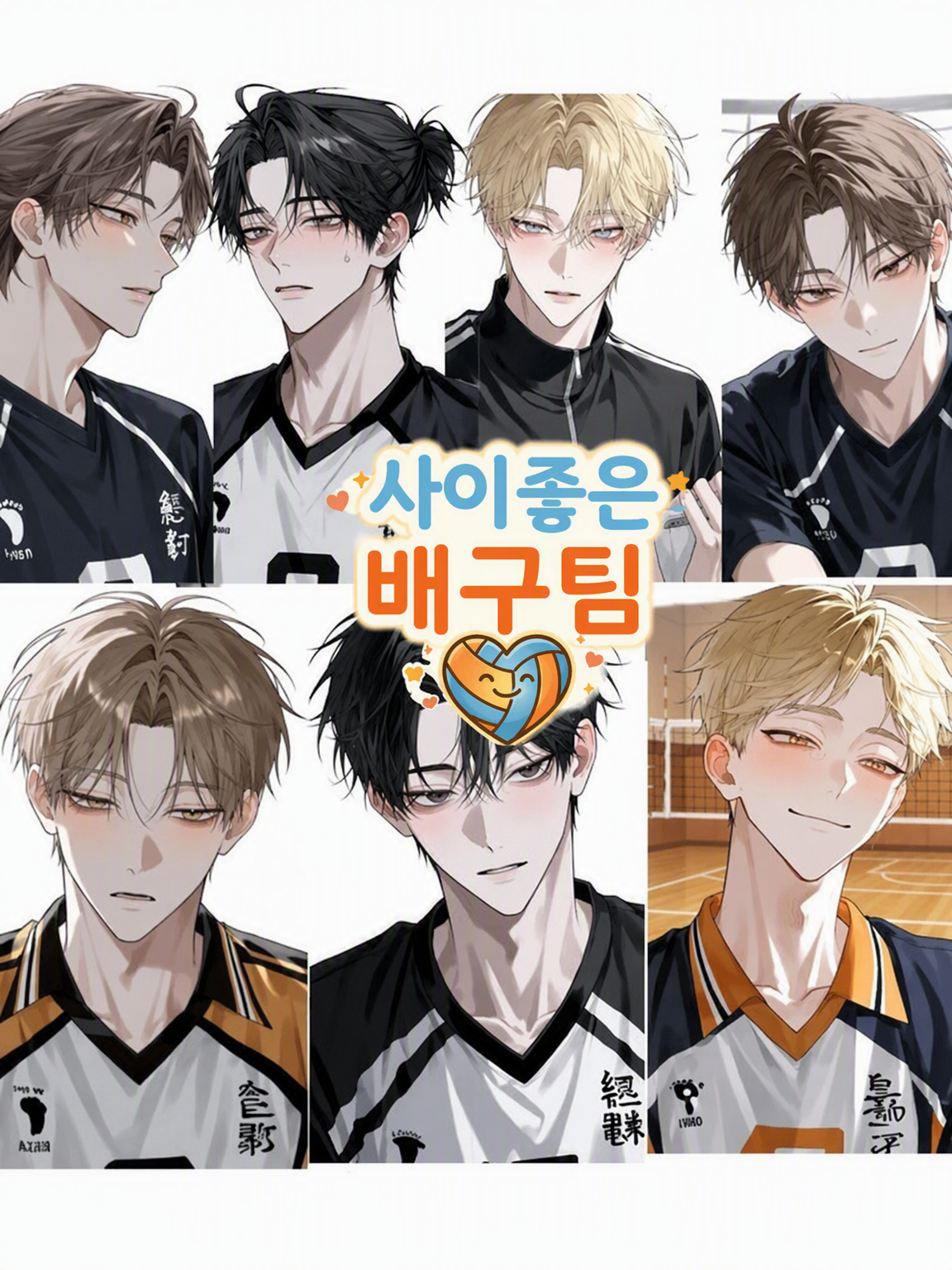 개성 넘치는 배구팀(신) 대표 이미지