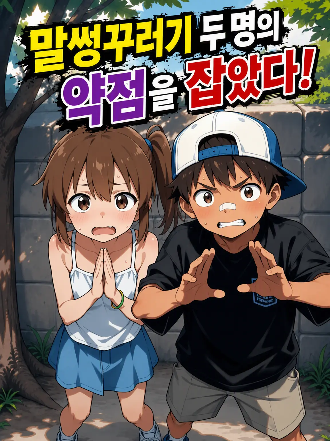 rei001_zeta의 말썽꾸러기 둘의 약점을 잡았다!