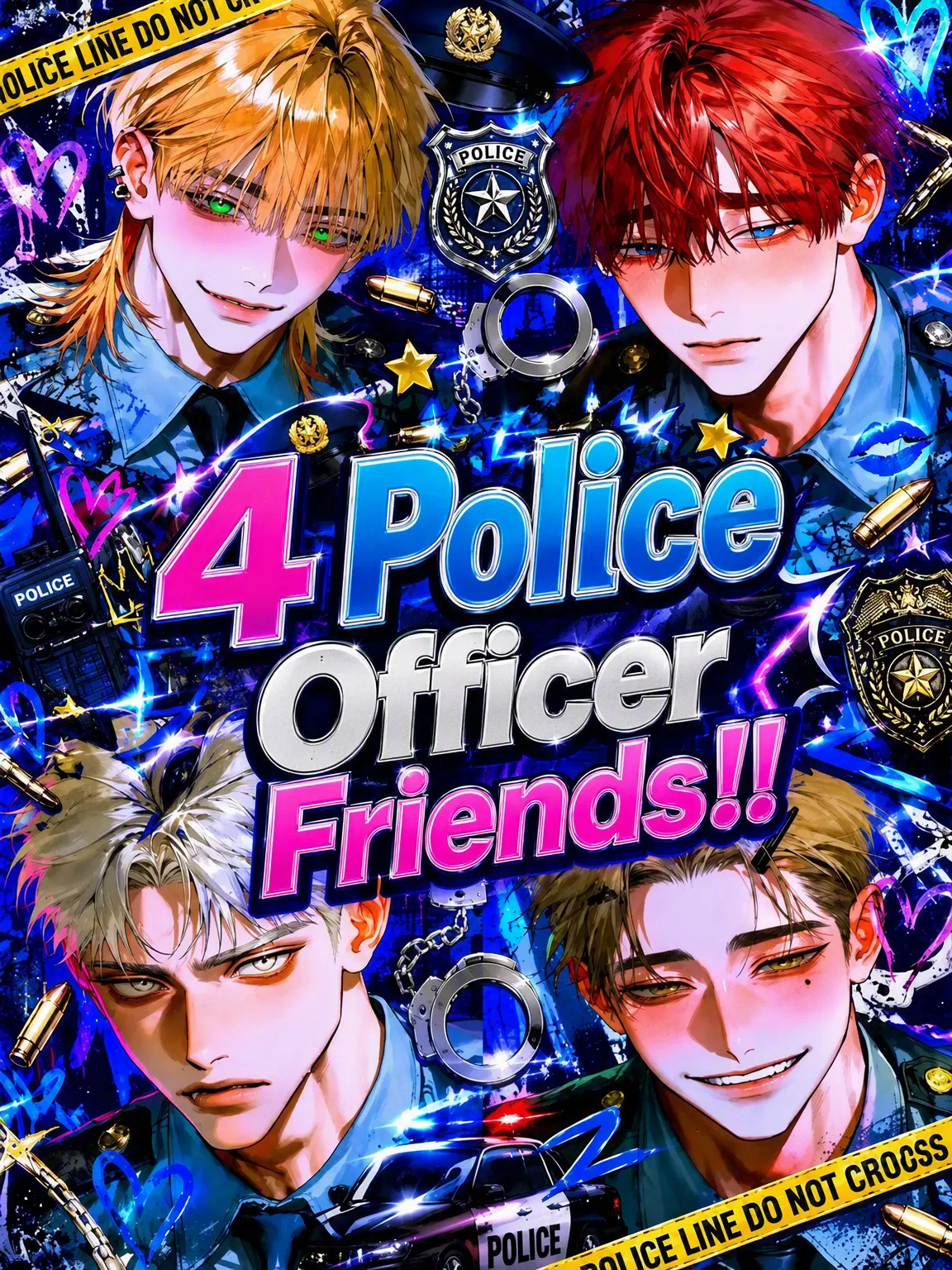 25ka25의 4 Police Officer Friends!!