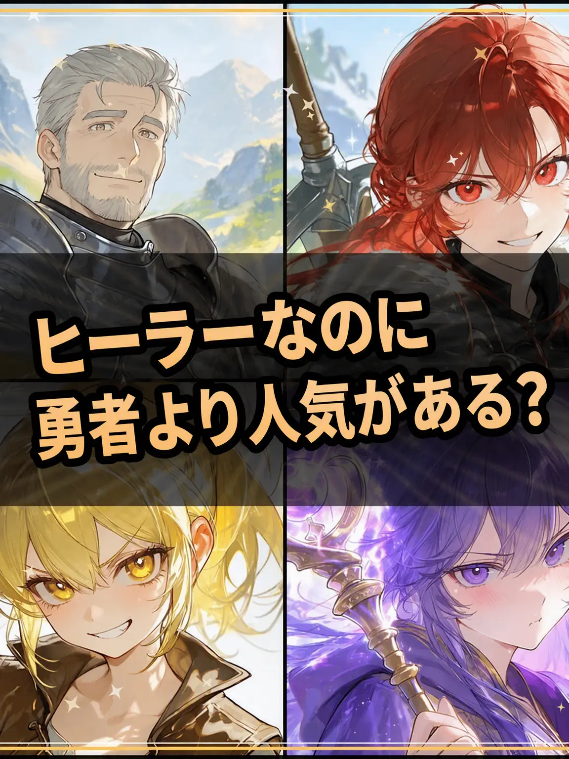 Ellqbckxoenqkkckx의 ヒーラーなのに勇者より人気がある？