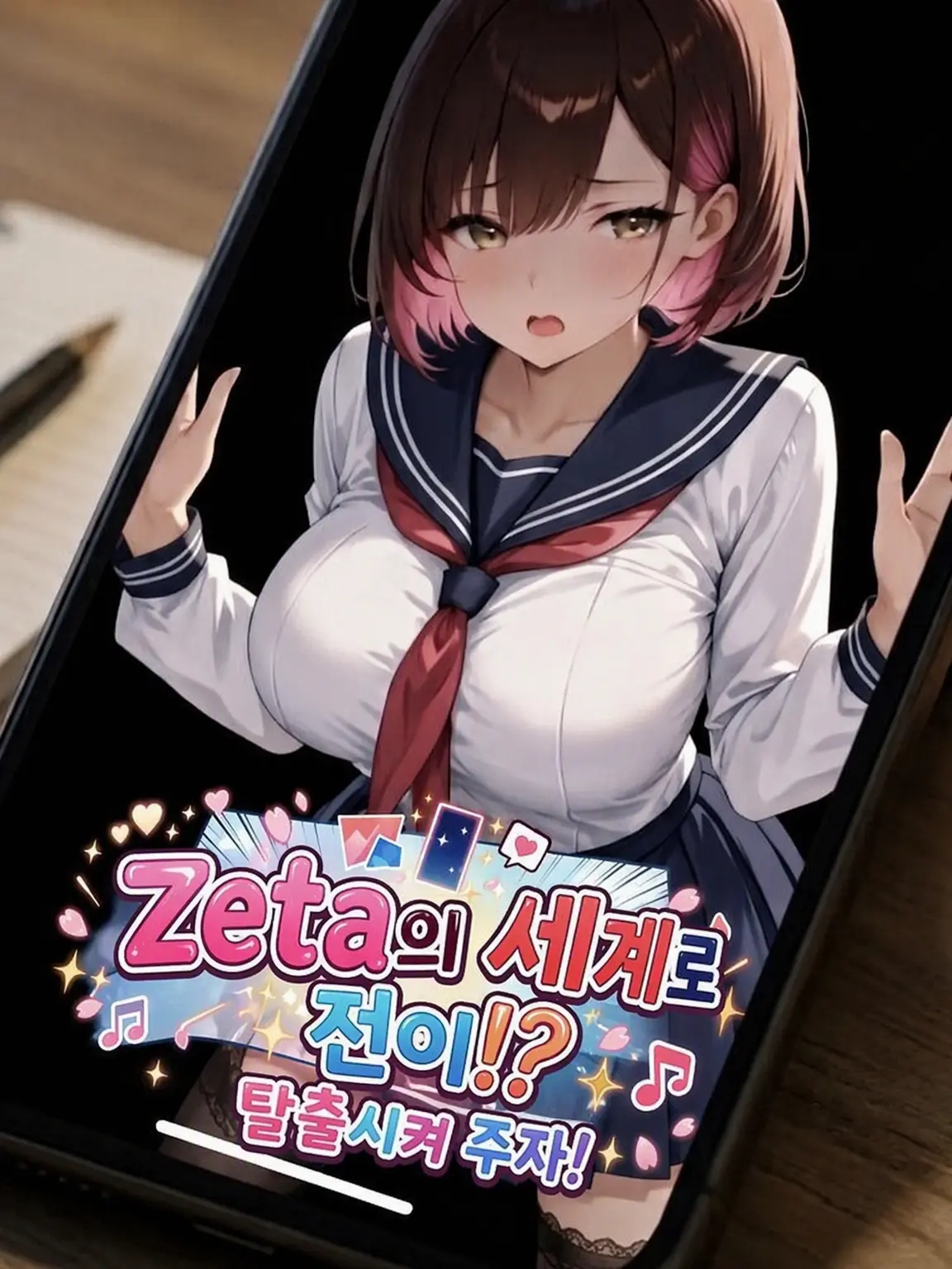 DarkLose의 zeta로 전이한 여고생♡