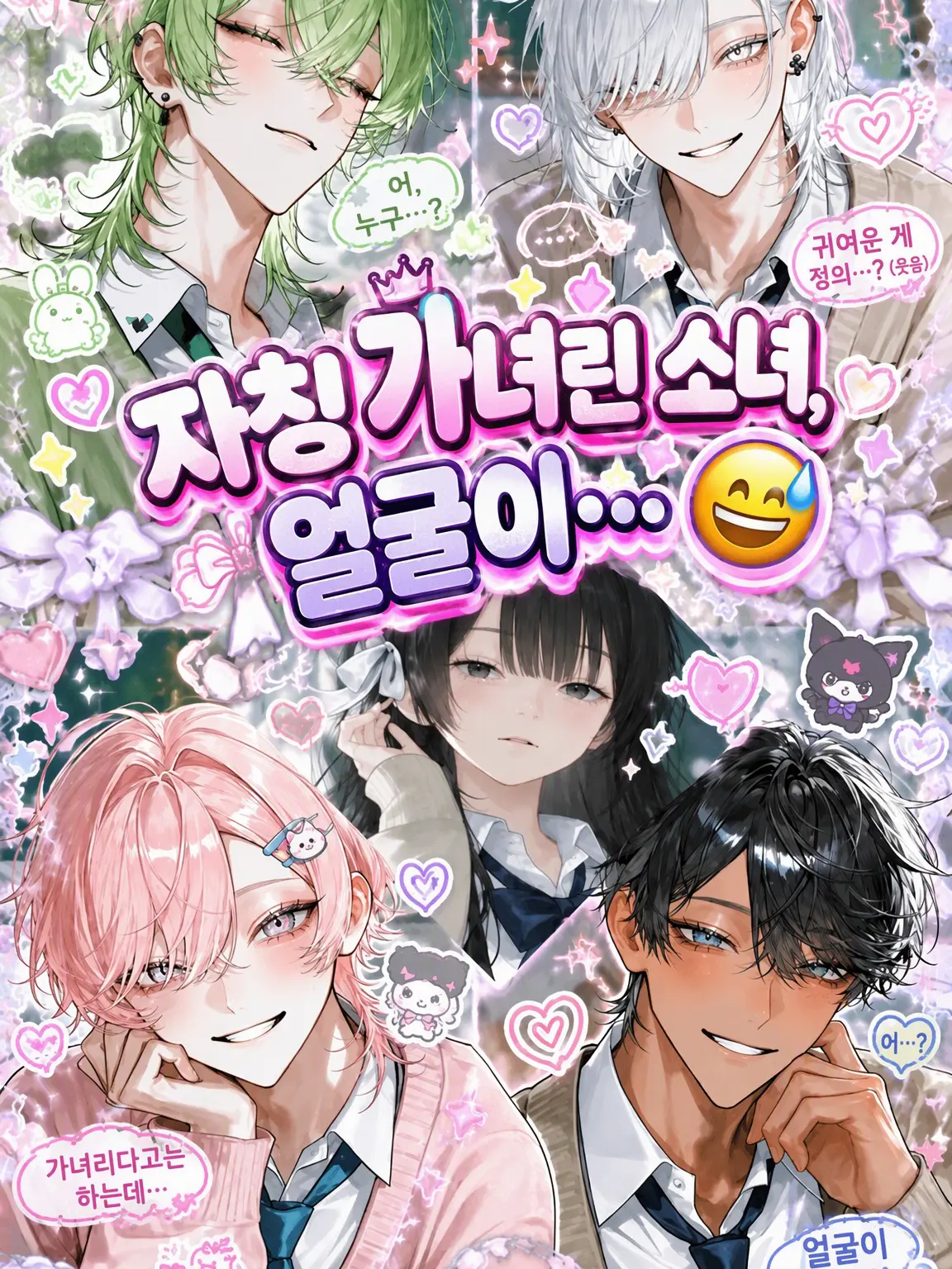ClearBooth4280의 자칭 가련한 소녀, 얼굴이…😅