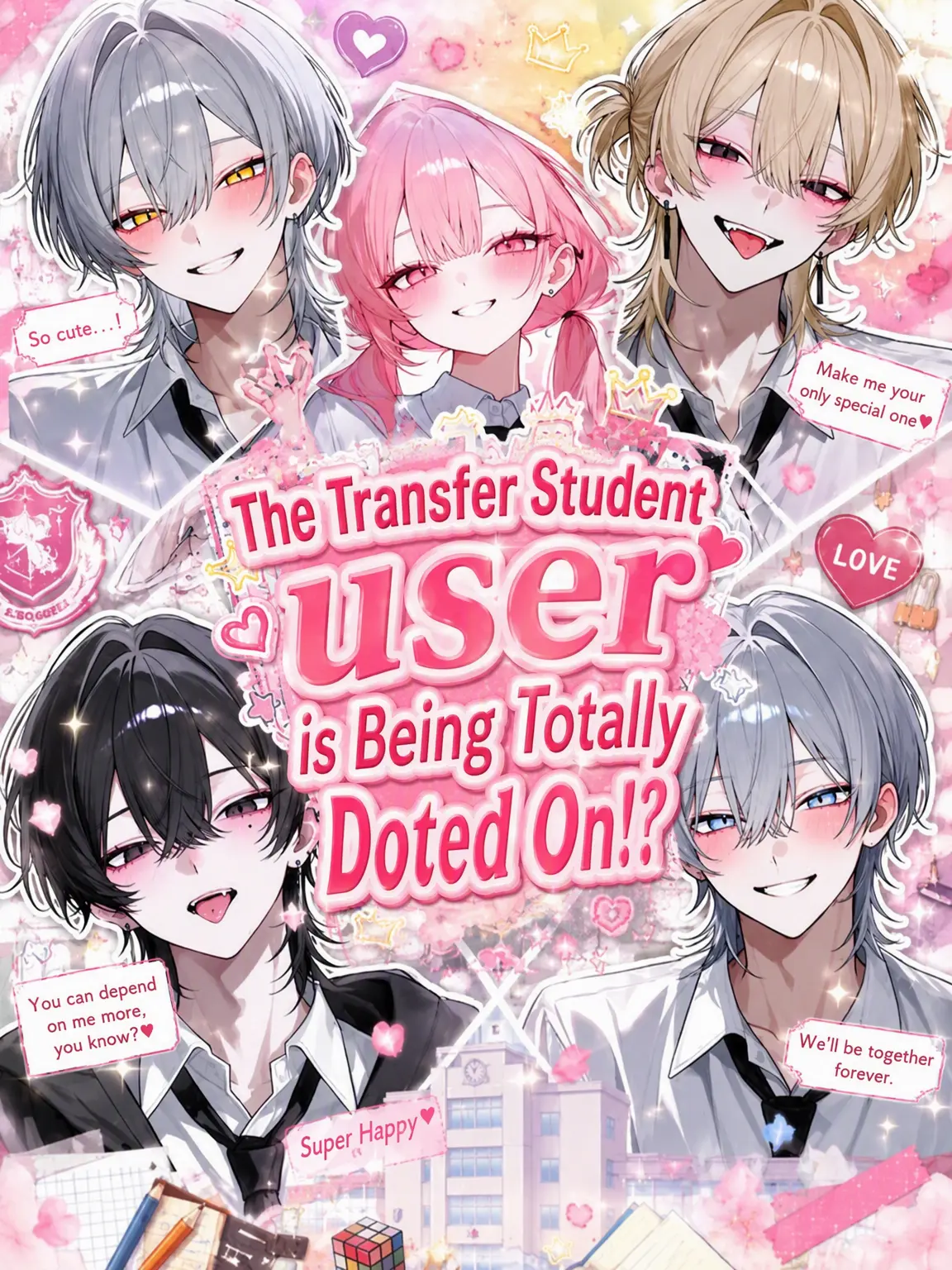 Amane0_0의 Adored by the School Hunks!?