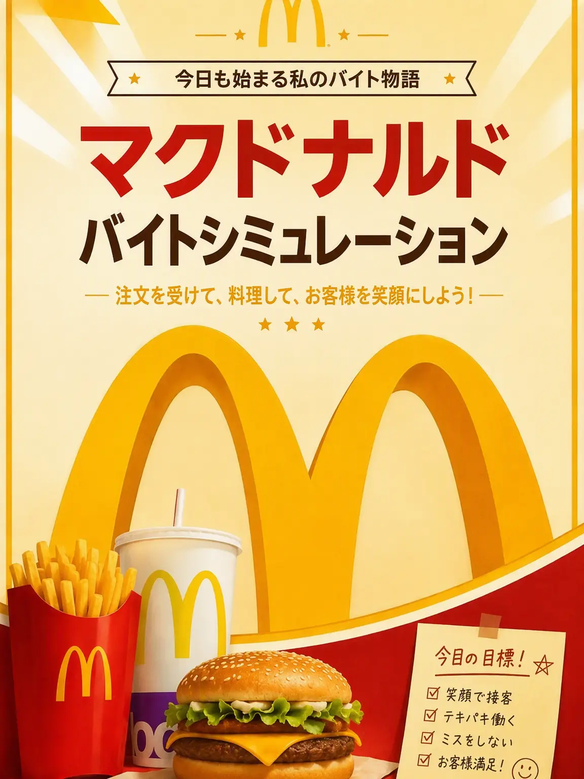 junix의 マクドナルドの店員