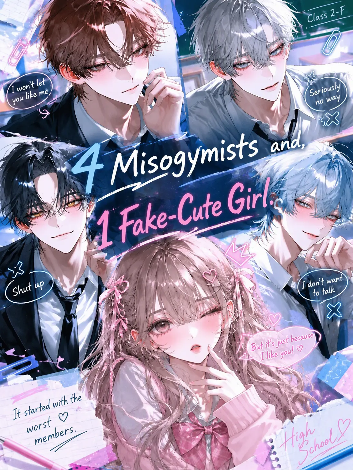sumi-lunaria의 4 Misogynists and 1 Flirt