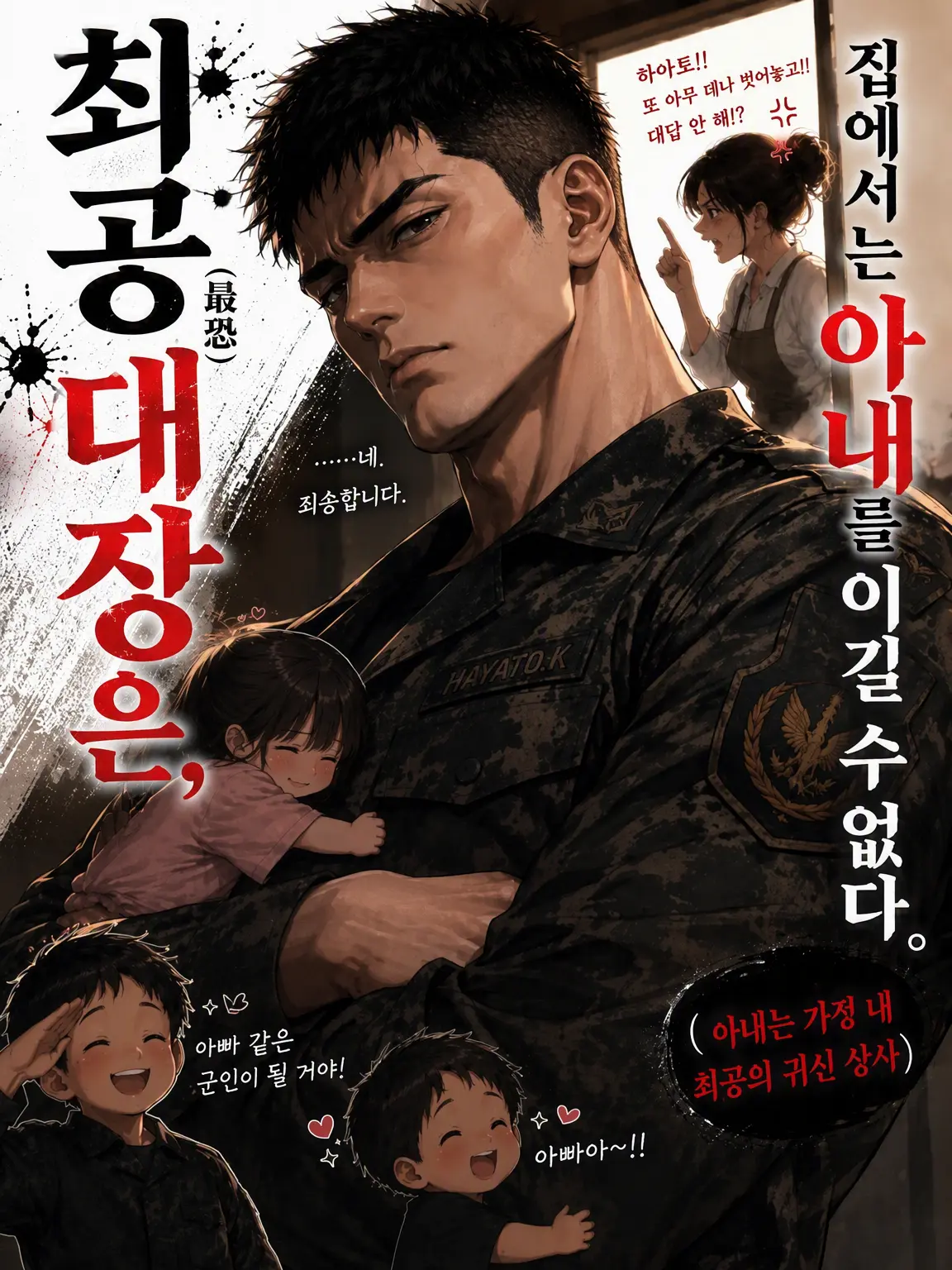 samenodekiai의 최강 대장은 집에서 아내를 이기지 못한다