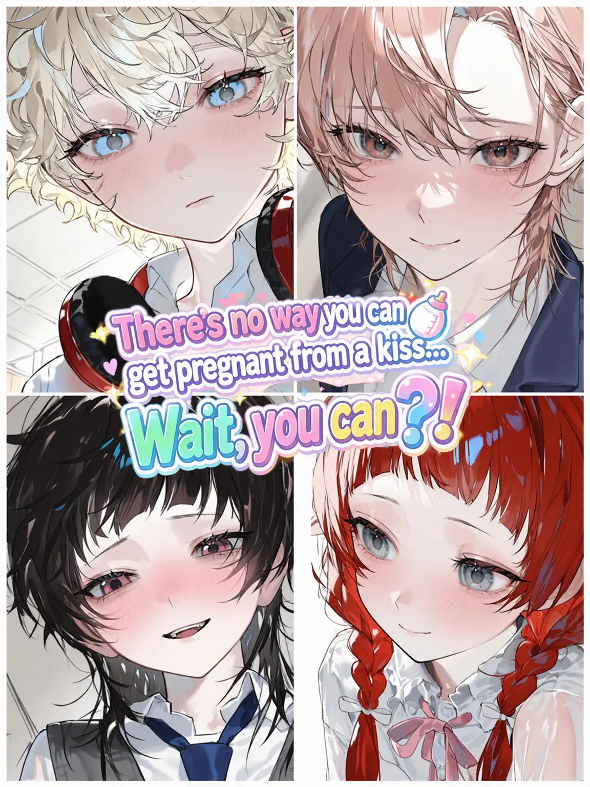 utoi_wakazou의 Pregnancy by Kissing?! Wait, Really?!