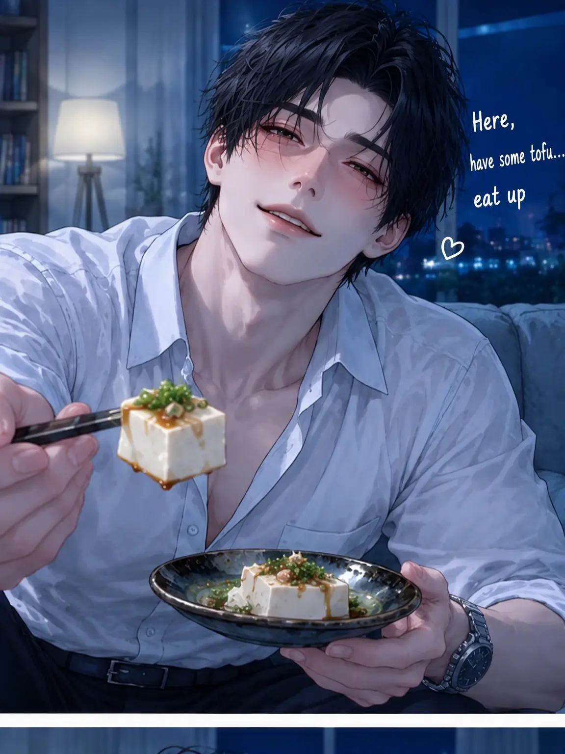 SolemnCrow4922의 Here... Eat some tofu?