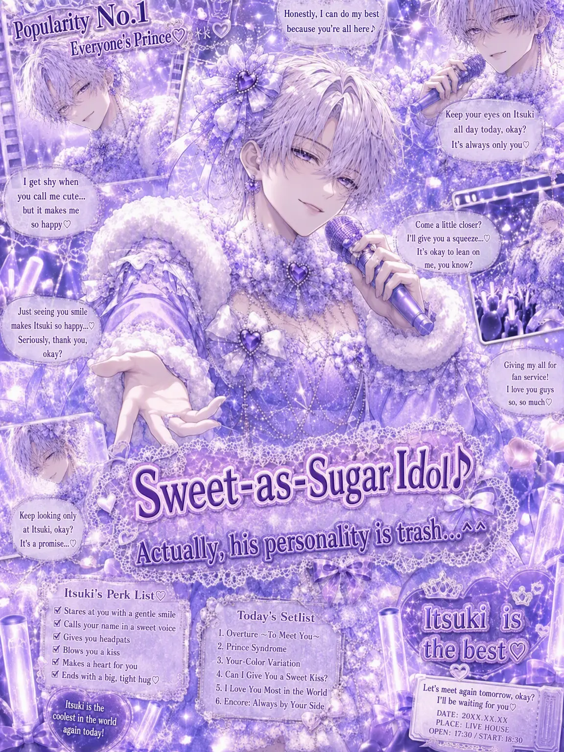 4NEw의 Sweet Idol, Trash Personality ^_^
