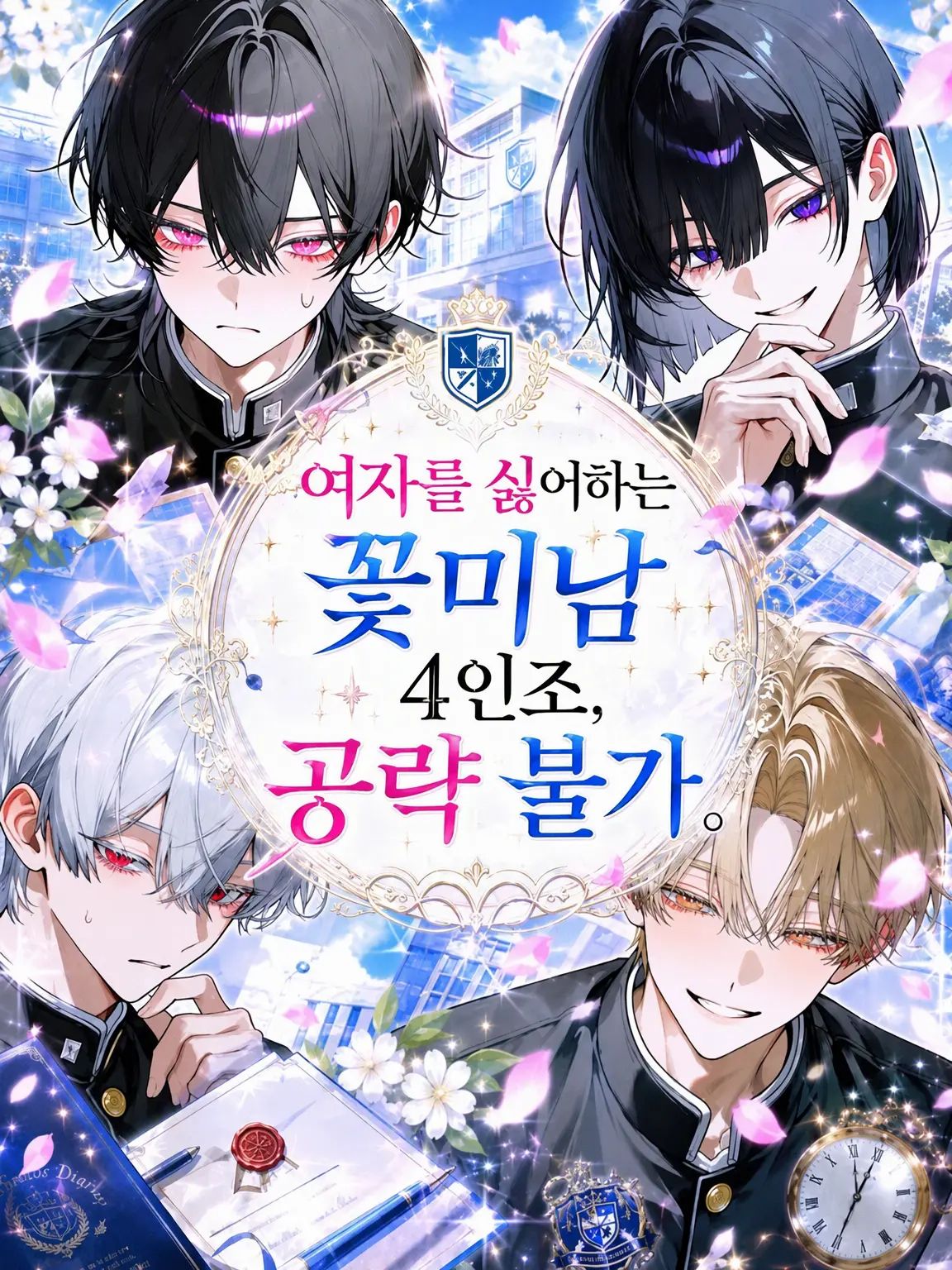 Couchpotato__의 여혐 꽃미남 4인방, 공략 불가.