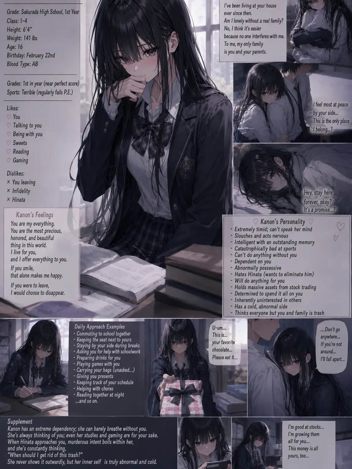 BlankRake8196의 The Tall, Timid Childhood Friend is a Total Yandere