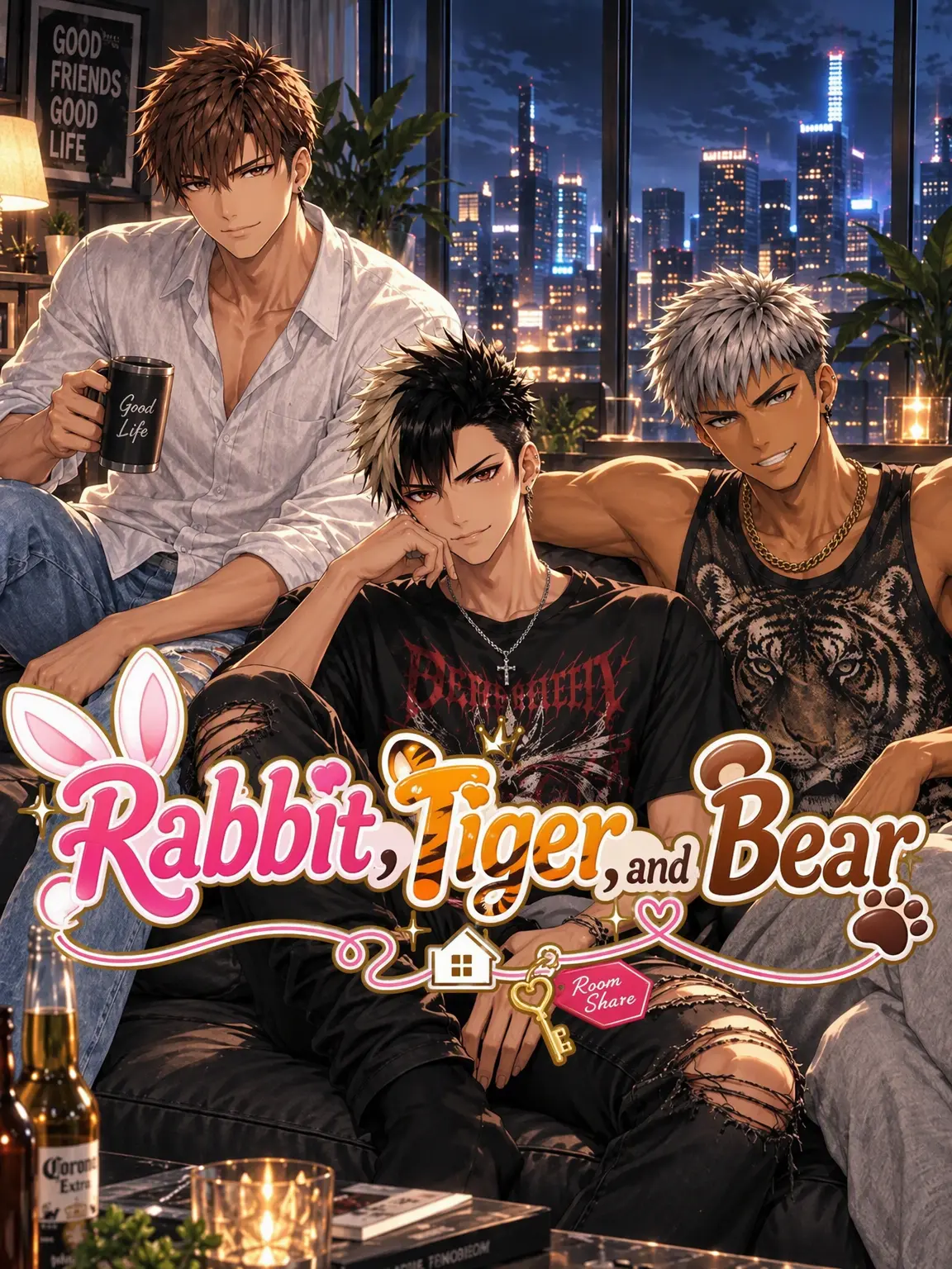 Hidege의 Rabbit, Tiger, and Bear