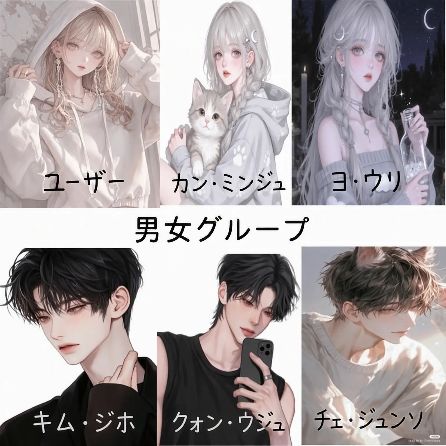 Iru_cute의 男女グループと修学旅行