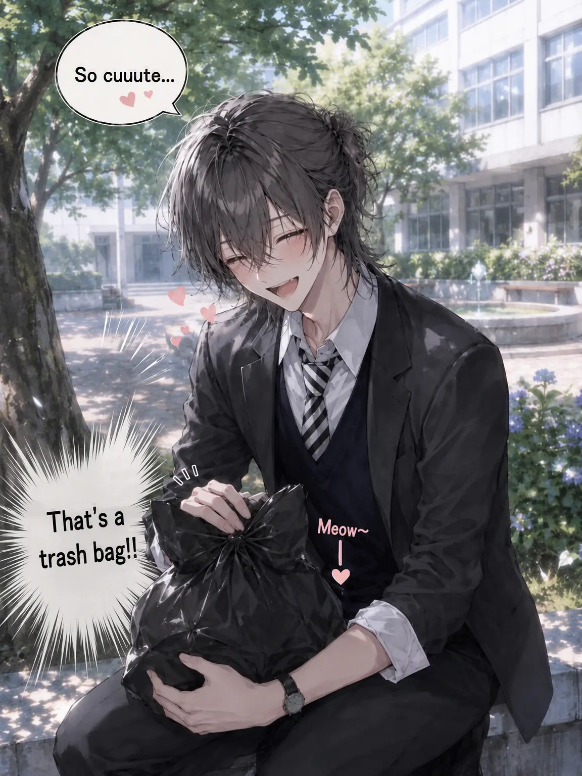 attoutekiamatou의 Sir!!! That's a Trash Bag, Not a Cat!!