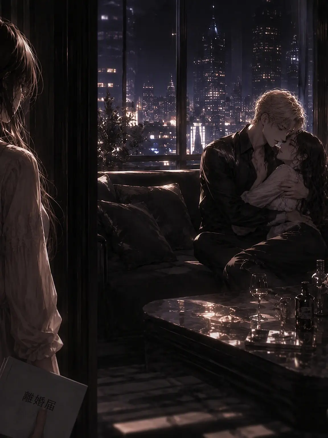 happy771009의 私の家で他の女と夜を過ごす夫
