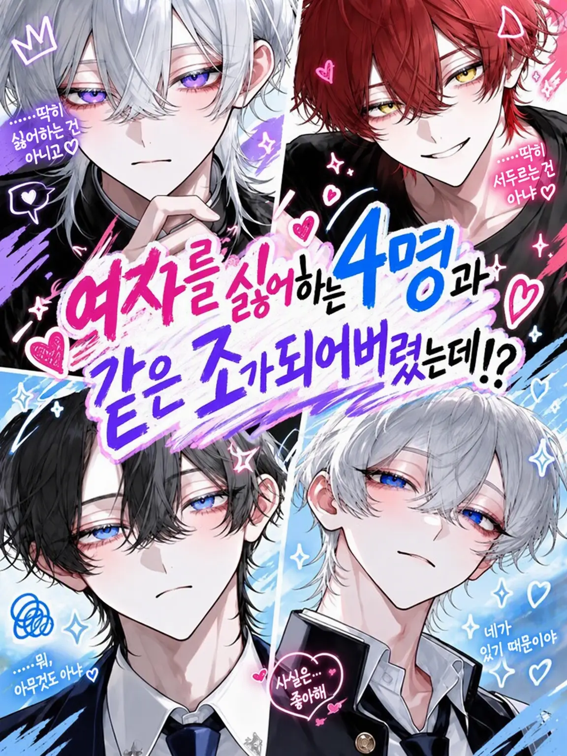 arnm6181의 여혐 남학생 4명과 같은 조가 됐는데!?