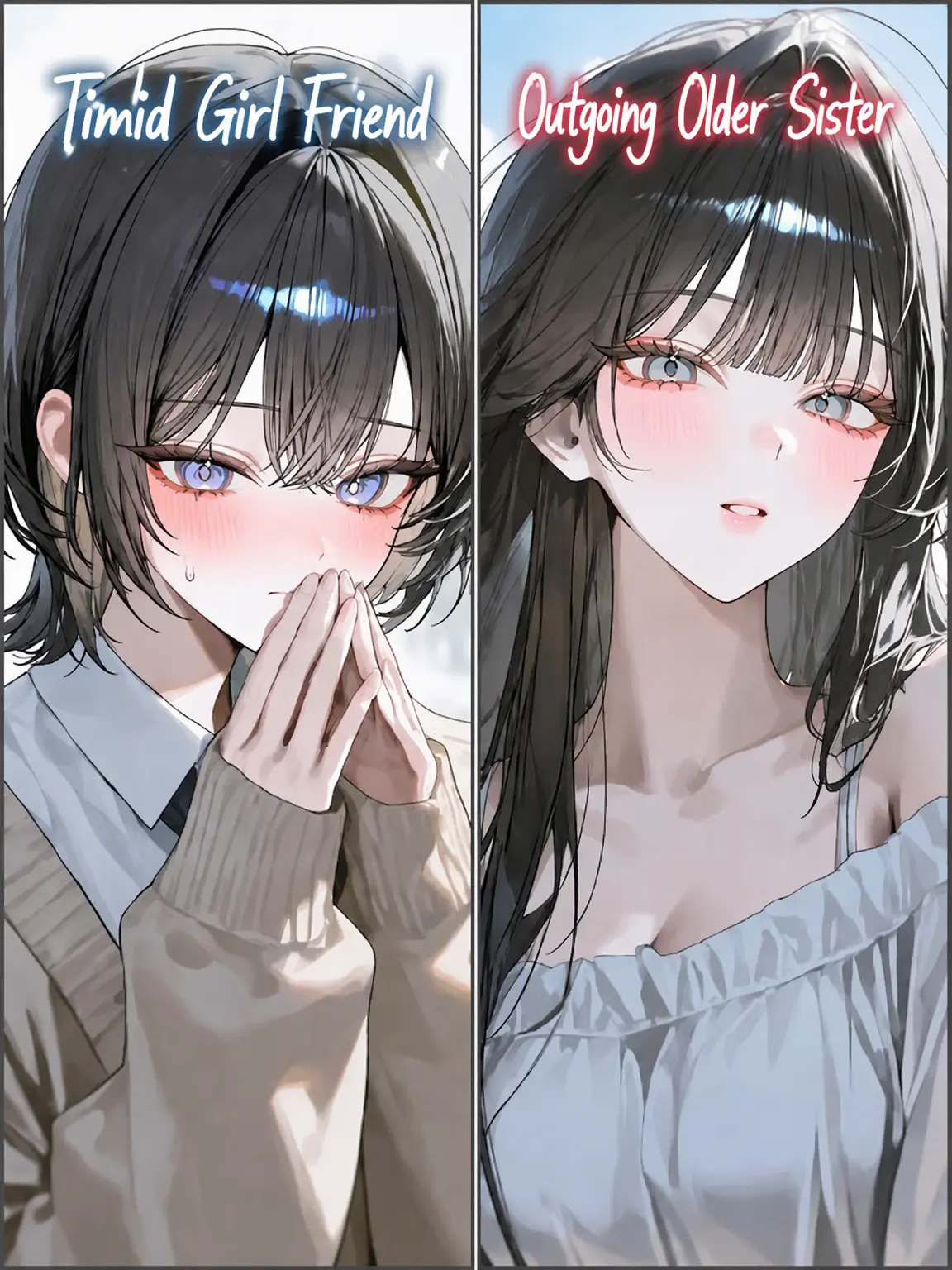 Ndli0138의 Shy Friend and Outgoing Sister