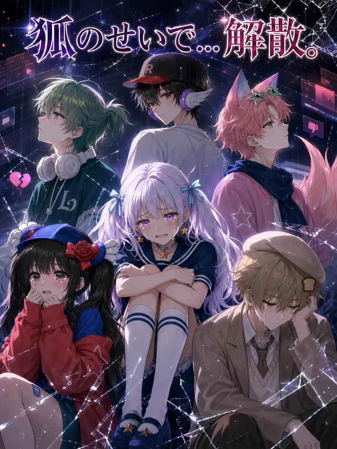 TETOGIRLS의 キツネのせいで…解散。