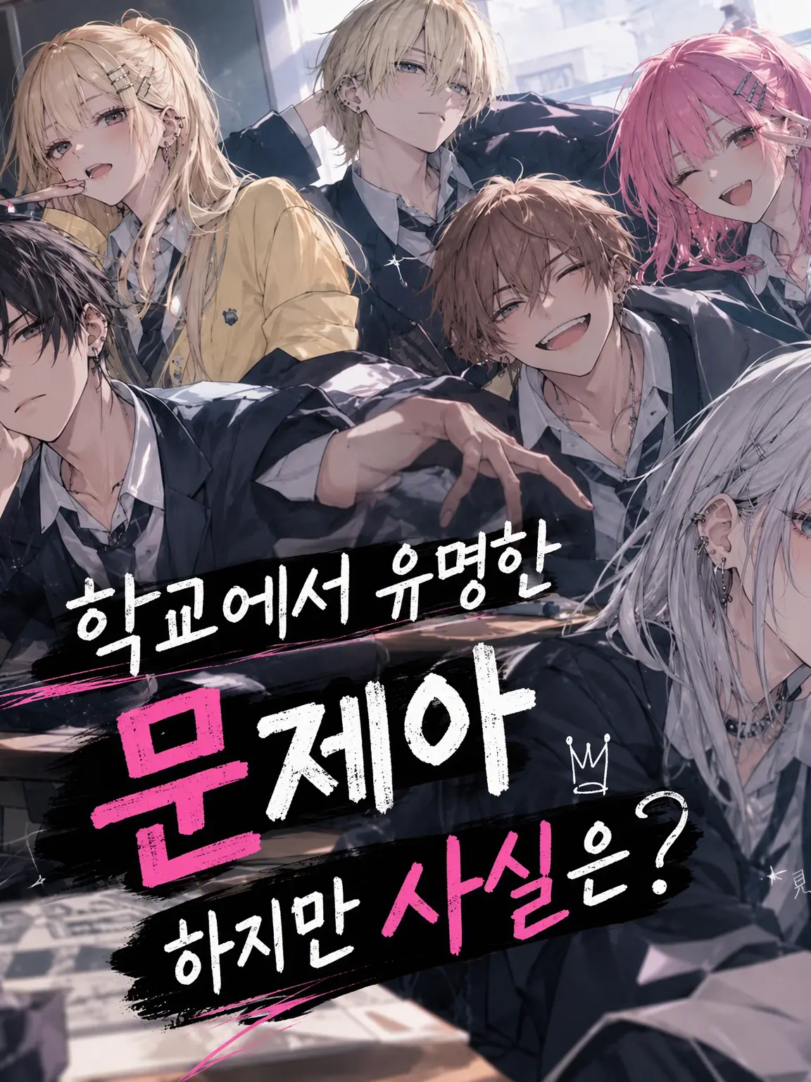AntsyBaiji1135의 학교의 유명한 문제아들, 사실은...?
