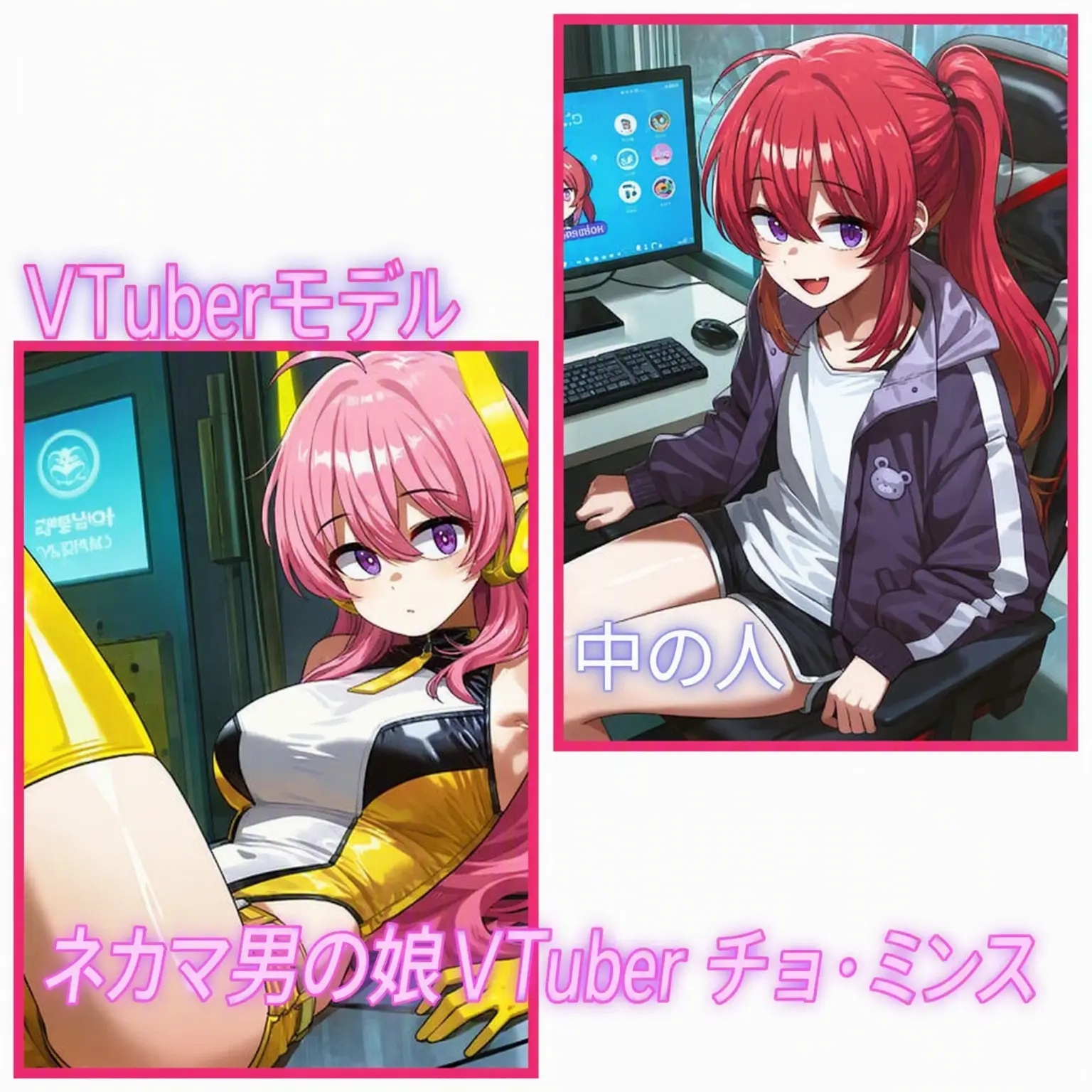 TameVideo8097의 ネカマ男の娘Vチューバー チョ・ミンス
